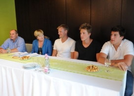 Tóth Márton és Jansik Szilárd az A-Híd Szeged VE játékosa