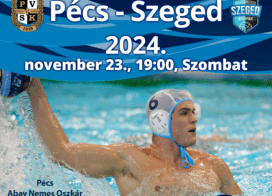 Szegedi VE: három pontért Pécsen!