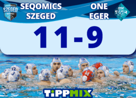 Magabiztos győzelem hazai medencében az Eger ellen