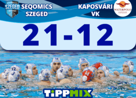 Szegedi fölény és kiváló csapatmunka a 7. helyért vívott első csatában